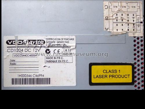 Dayton CD1204; VDO Siemens - VDO (ID = 2677422) Car Radio