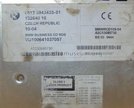 BMW Business CD RDS BMWRCD109-04 VD100641037057; VDO Siemens - VDO (ID = 2933594) Car Radio