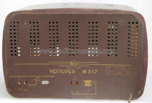 Vefsuper M517; VEF Radio Works (ID = 257430) Radio