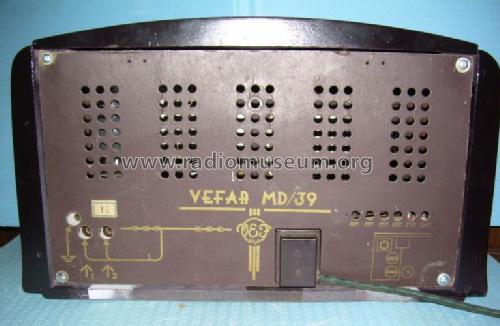 Vefar MD39 MD/39; VEF Radio Works (ID = 343818) Radio