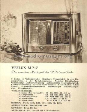 Veflux M717; VEF Radio Works (ID = 34210) Radio