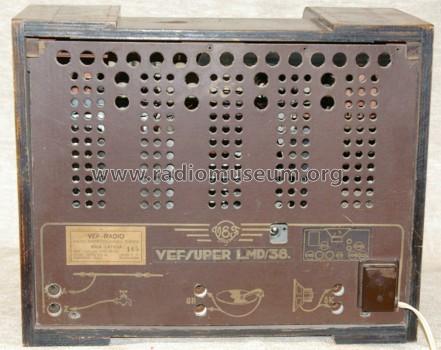 VEFSuper LMD/38; VEF Radio Works (ID = 286900) Radio