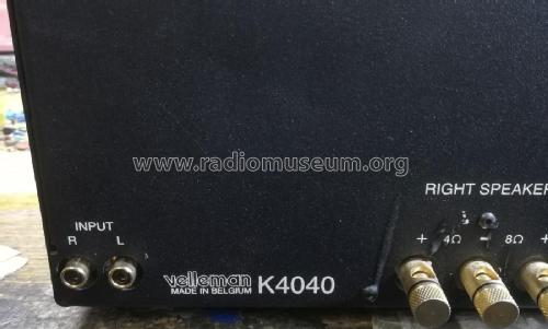 Stereo Power Amplifier K4040; Velleman, SA; Legen (ID = 2977440) Verst/Mix