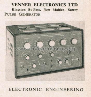 Pulse Generator TSA 648; Venner Electronics (ID = 2766710) Equipment