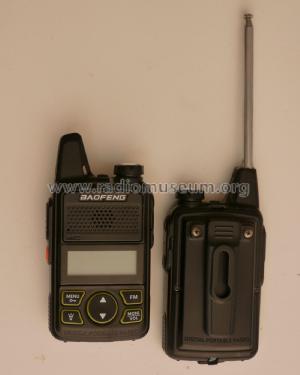 Baofeng Digital Portable Radio BF-T1; Fujian Baofeng (ID = 3001134) Amat TRX