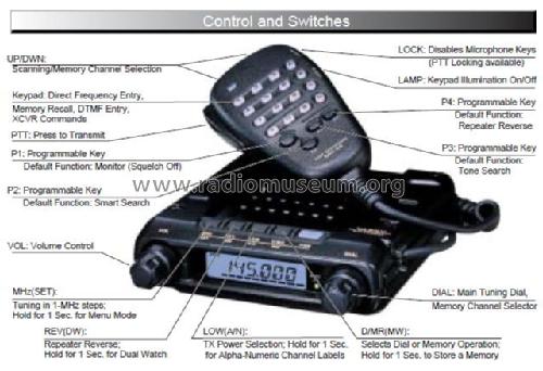 FM Mobile transceiver FT-1500M; Yaesu-Musen Co. Ltd. (ID = 794715) Amat TRX