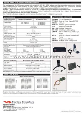 UHF Transceiver VX-2000U; Vertex Standard Co. (ID = 2883568) Commercial TRX