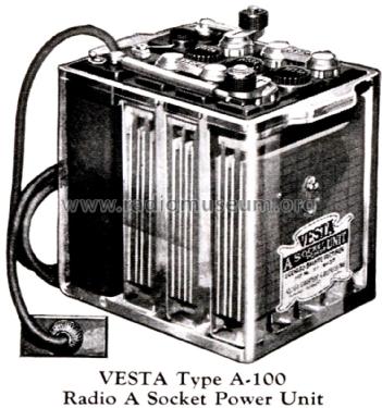 Radio 'A' Socket Power Unit A-100; Vesta; Chicago (ID = 1795940) Power-S