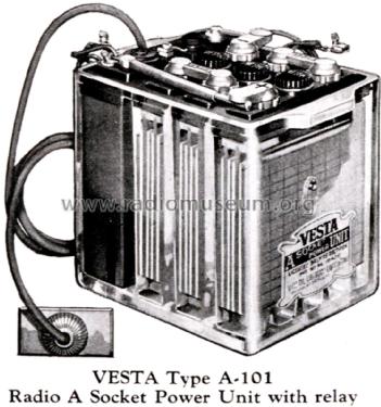 Radio 'A' Socket Power Unit with relay A-101; Vesta; Chicago (ID = 1795943) Power-S