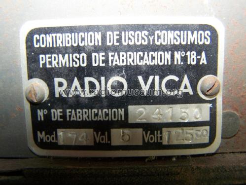 174; Vica Talleres, (ID = 2851586) Radio