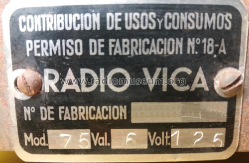 FM 75; Vica Talleres, (ID = 2753627) Radio