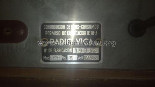 64; Vica Talleres, (ID = 3063762) Radio