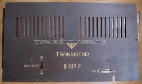 Transistor B137F; Videoton; (ID = 1789960) Radio