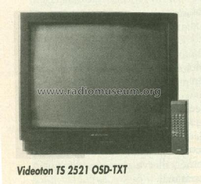 Colour Television TS 2521 OSD-TXT; Videoton; (ID = 1212761) Television