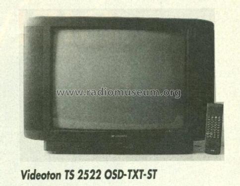 Colour Television TS 2522 OSD-TXT-ST; Videoton; (ID = 1212762) Television