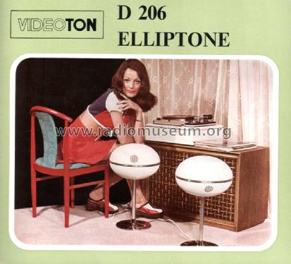 Elliptone D206; Videoton; (ID = 2070931) Speaker-P