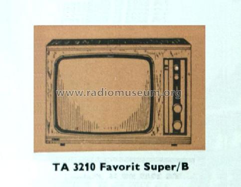 Favorit Super TA 3210; Videoton; (ID = 1591414) Television