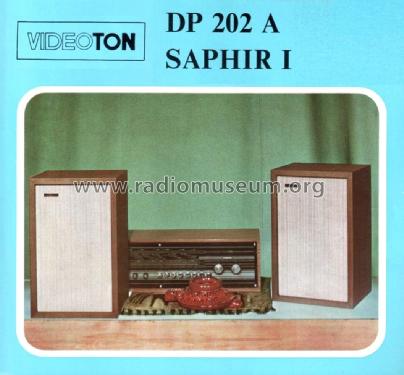 Hi-Fi Box Saphir 1 DP-202A; Videoton; (ID = 2070978) Parlante