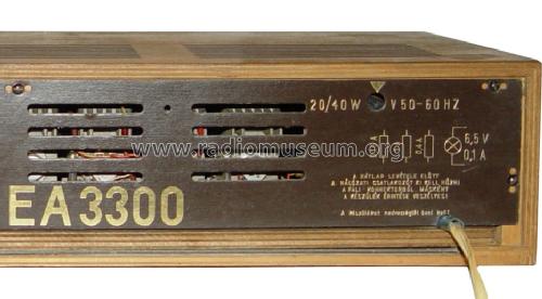 HiFi Amplifier Ea 3300; Videoton; (ID = 1019252) Verst/Mix