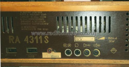 Saturnus RA4311S; Videoton; (ID = 1650282) Radio