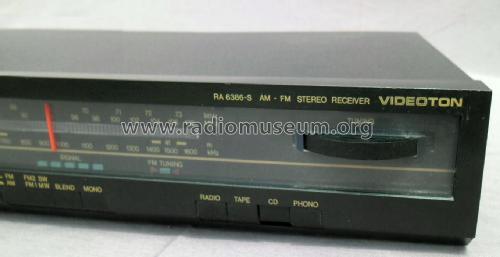 Stereo Receiver RA6386S; Videoton; (ID = 2008657) Radio