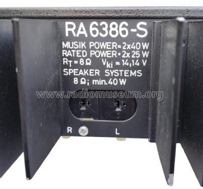 Stereo Receiver RA6386S; Videoton; (ID = 2935089) Radio