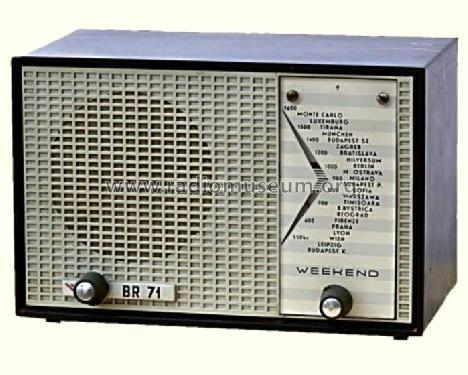 Weekend BR71; Videoton; (ID = 1895293) Radio