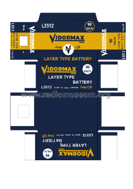 Layer Type H. T. Battery L5512; Vidor Ltd.; Erith (ID = 1431892) Fuente-Al
