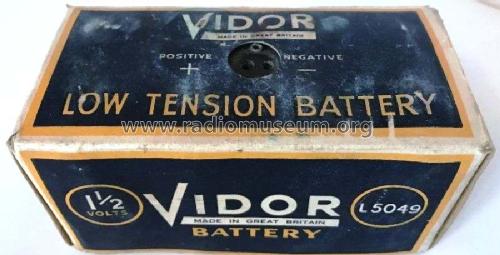 Low Tension Battery L5049; Vidor Ltd.; Erith (ID = 2090972) Power-S