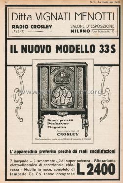 33S; Vignati Menotti (ID = 2531705) Radio