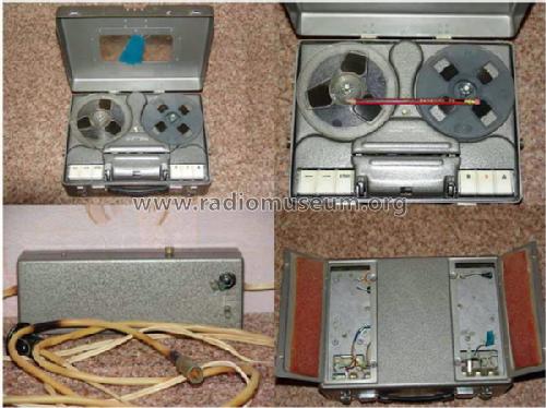 Open-reel tape recorder-dictaphone. P-180M; VILMA National (ID = 435250) Military