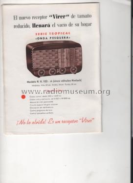 RX-103A ; Virer Radio, (ID = 2230292) Radio