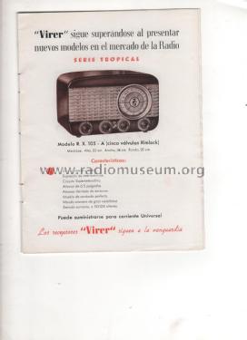 RX-105A; Virer Radio, (ID = 2230298) Radio