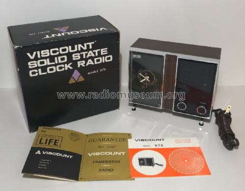 Solid State Clock Radio 978; Viscount (ID = 2354755) Radio