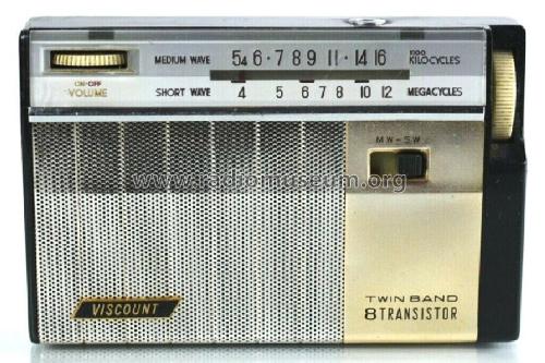 Twin Band 8 Transistor ; Viscount (ID = 2411174) Radio