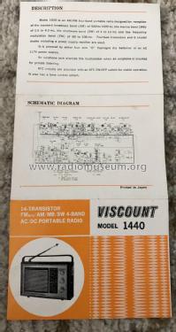 14 Transistor 4 Band AC-DC AFC 1440; Viscount (ID = 2573093) Radio
