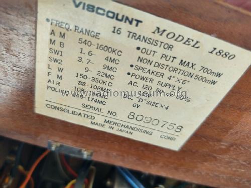 8 Band Solid State Multi 1880 ; Viscount (ID = 2646165) Radio