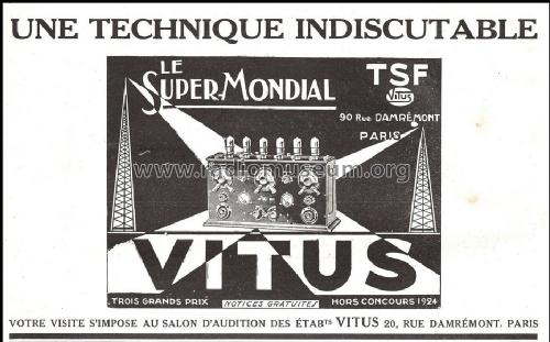 Super-mondial ; Vitus, Fernand; (ID = 1701564) Radio