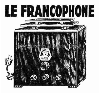 Francophone 33; Vitus, Fernand; (ID = 2083239) Radio
