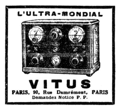 Ultra Mondial II ; Vitus, Fernand; (ID = 2484578) Radio