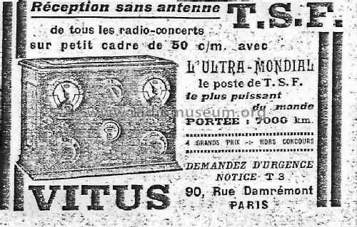 Ultra-Mondial ; Vitus, Fernand; (ID = 2484571) Radio