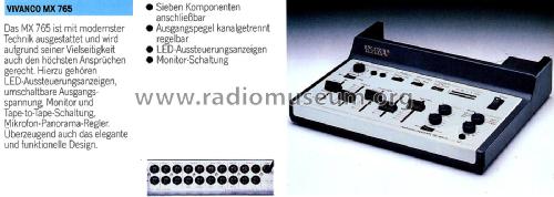 5-Kanal-Mischpult MX765; Vivanco AG (ID = 2373706) Ampl/Mixer