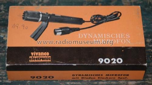 Dynamisches Mikrofon 9020; Vivanco AG (ID = 1815146) Microphone/PU