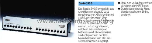 Studio-Schaltpult Studio 240 S; Vivanco AG (ID = 2373679) Divers