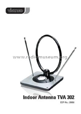 VHF/UHF Indoor Antenna - Zimmerantenne TVA 302; Vivanco AG (ID = 3059781) Antenna