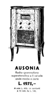 Ausonia ; La Voce del Padrone; (ID = 1411834) Radio