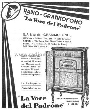 RE45; La Voce del Padrone; (ID = 1897448) Radio