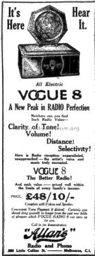 Vogue 8 ; Vogue Brand Allan’s (ID = 2521290) Radio