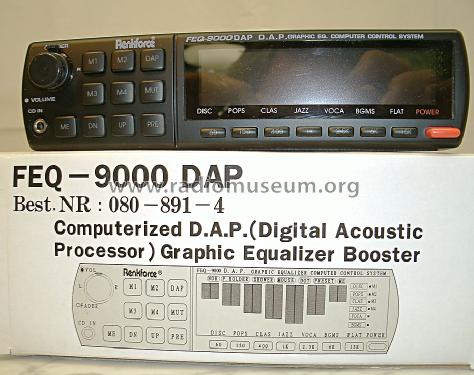 D.A.P. Graphic Equalizer Booster FEQ-9000DAP ; Renkforce Marke - (ID = 1297301) Ampl/Mixer