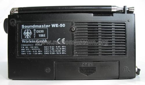 Soundmaster WE-50; Wörlein GmbH; (ID = 602331) Radio